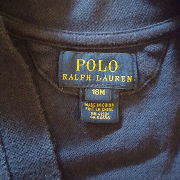 Adorable Navy 18 Month Polo Cardigan - Picture 2 of 4